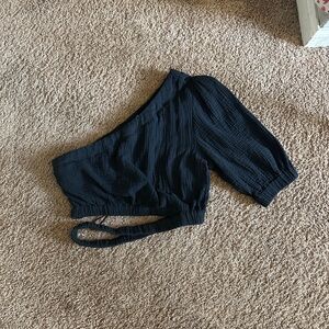 Black Of The Shoulder Top